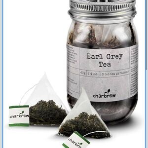 Earl Gray in reusable jars - 16 biodegradable tea pyramids
